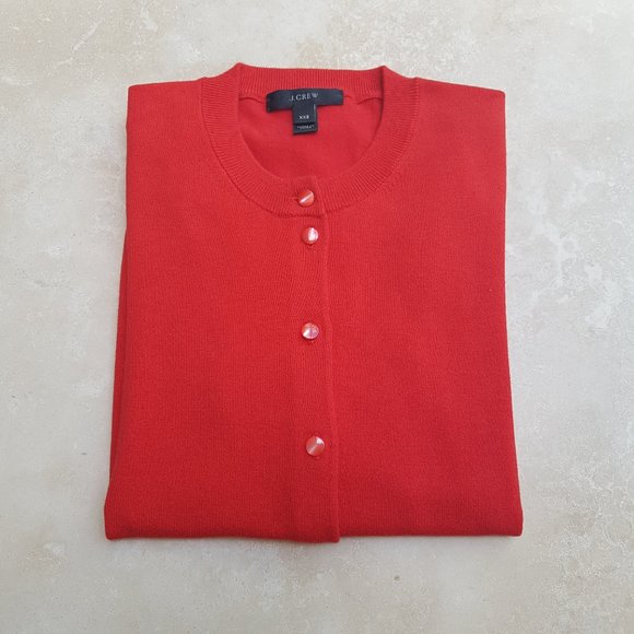 J.CREW Red Jackie Cardigan Sweater (NWOT) - Picture 10 of 10
